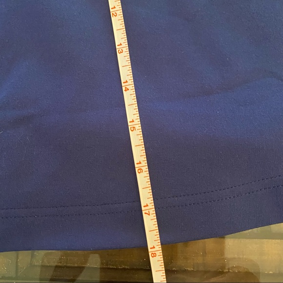 ModCloth Blue Ponte A Line Skirt NWT Blue - Picture 11 of 13